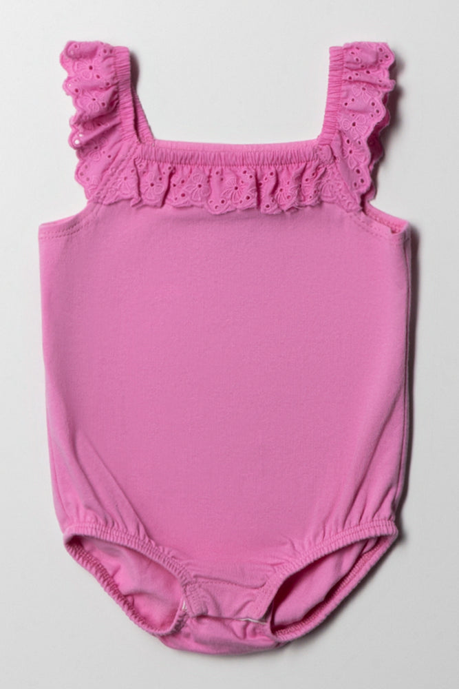 Frilled Body-Vest Pink