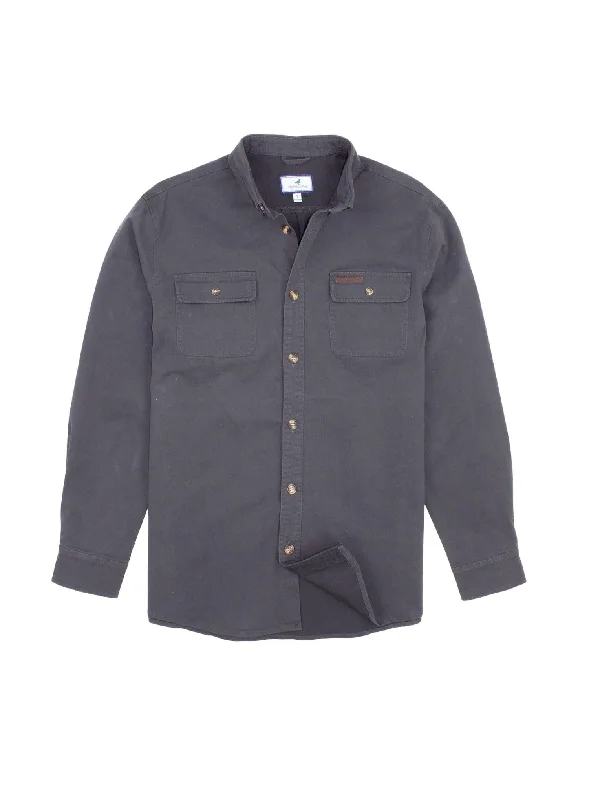 Men's Harvest Workshirt In Charcoal