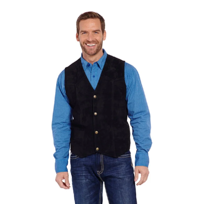 Cripple Creek Mens Suede Leather Vest - ML3061-41