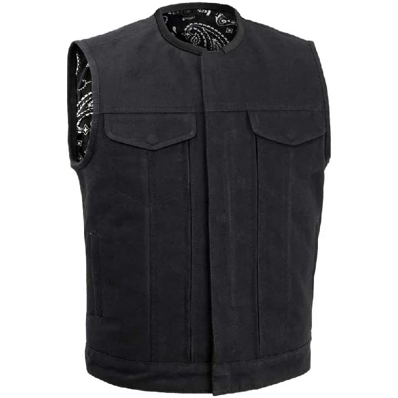 First Mfg Mens Fairfax Raw Canvas Concealment Vest