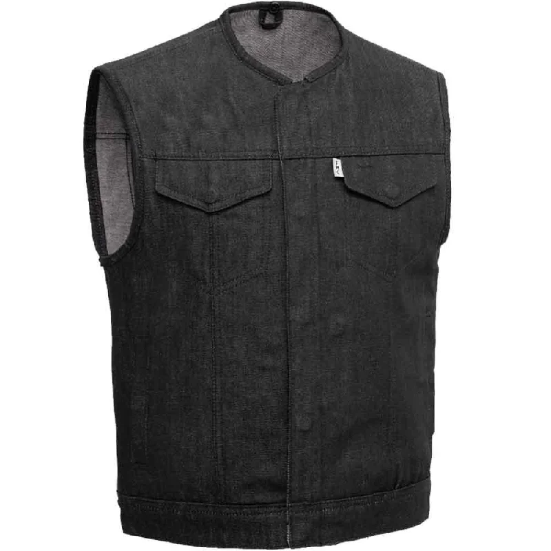 First Mfg Mens Murdock Denim Concealment Vest