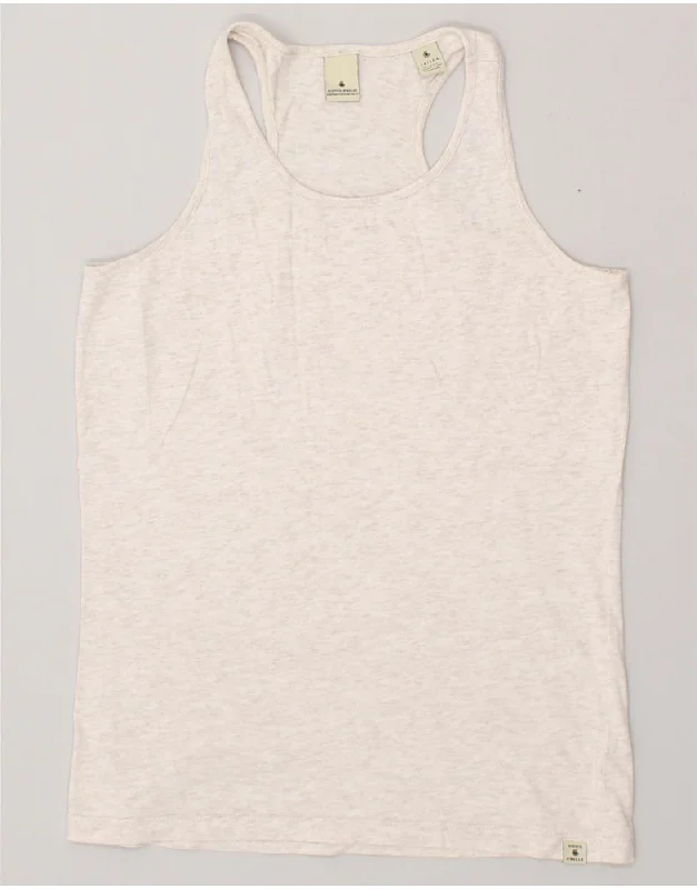 SCOTCH & SODA Girls R'Belle Vest Top 13-14 Years Beige Cotton