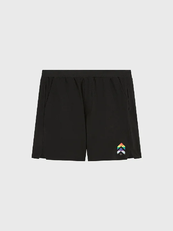 BARRY'S PRIDE BLACK TRAIN SHORT 5IN LINED