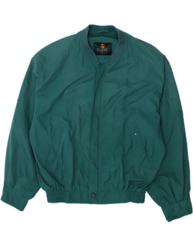 BUGATTI Mens Bomber Jacket UK 40 Large Green