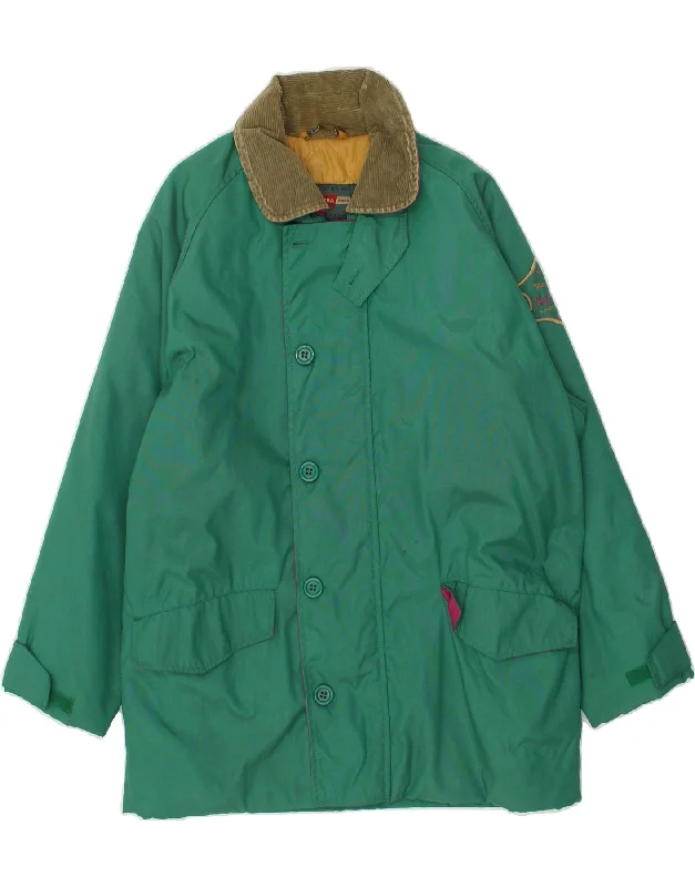 CARRERA Mens Windbreaker Jacket UK 38 Medium Green Polyester