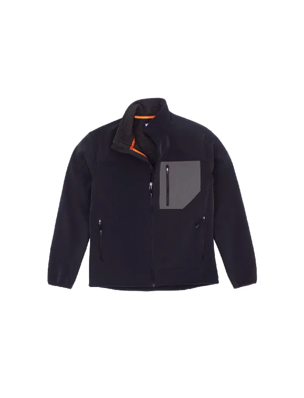 Men's Peak Softshell Jacket In Pitch Black