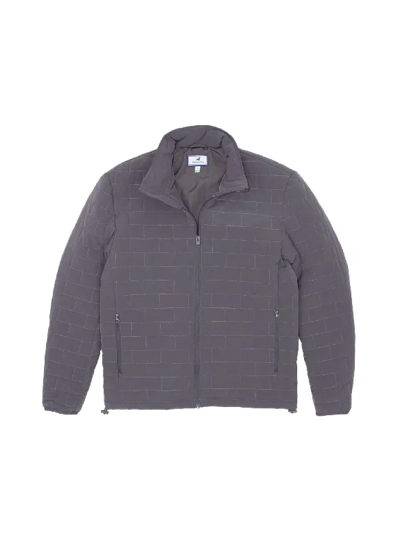 Men's Tundra Puffer Jacket In Dark Grey