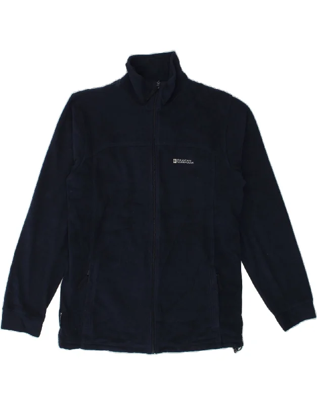 MOUNTAIN WAREHOUSE Mens Fleece Jacket UK 40 Large Navy Blue Polyester