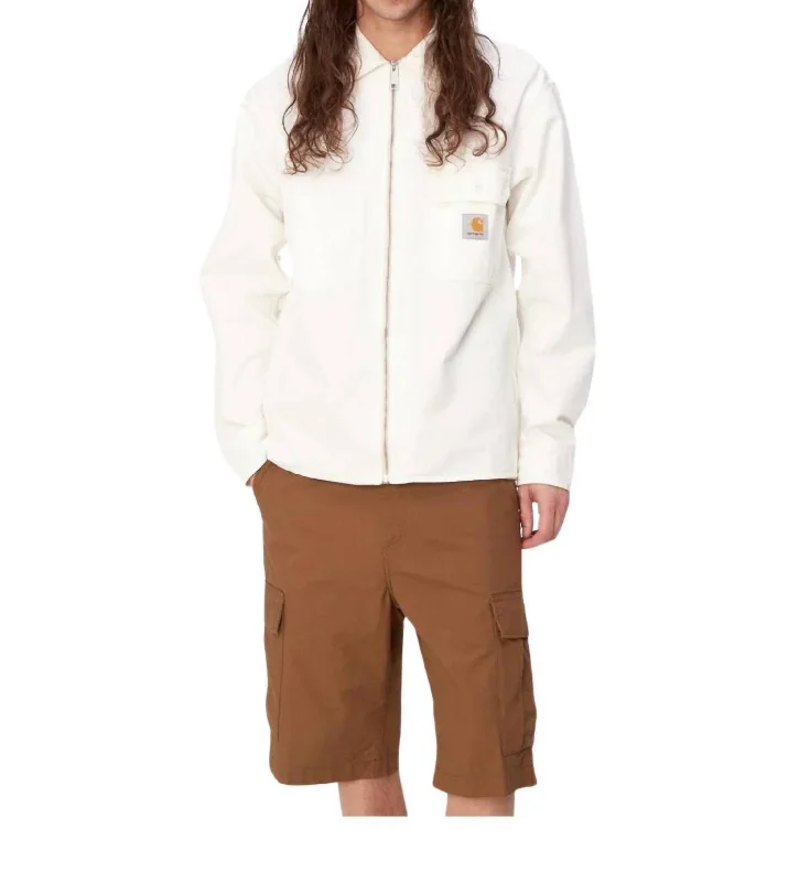 Rainer Shirt Jacket In White