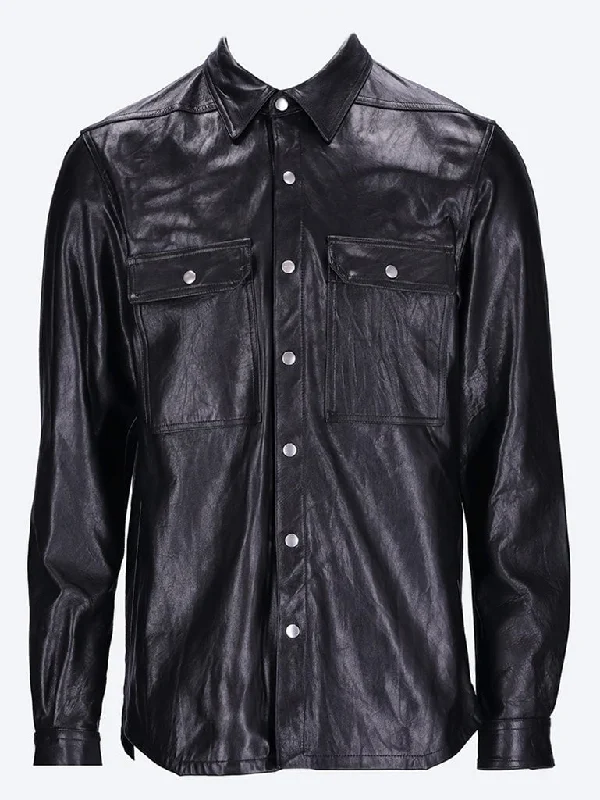 Outershirt leather jacket