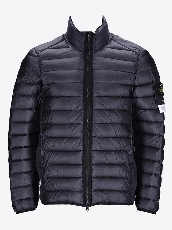 Loom woven nylon real down jacket