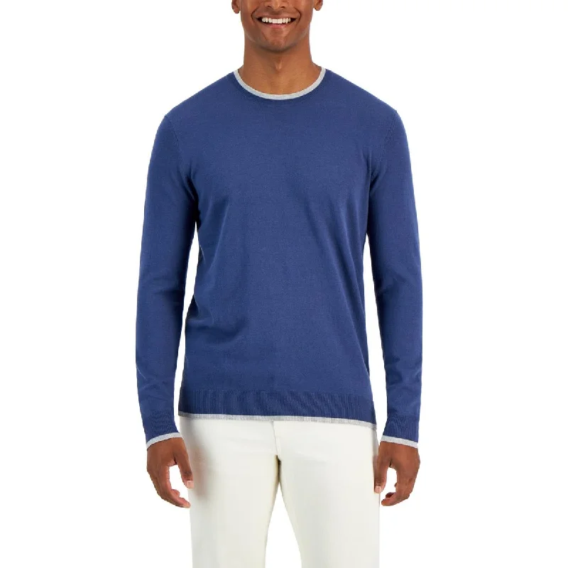 Alfani Mens Crewneck Casual Pullover Sweater