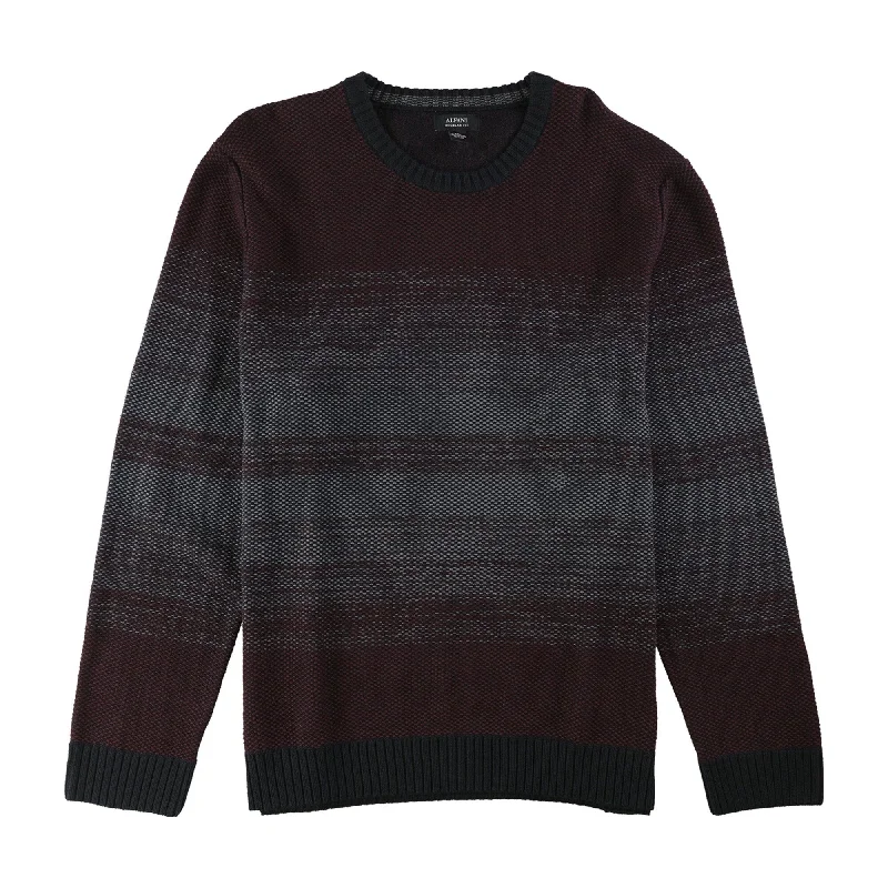 Alfani Mens Ombre' Stripe Pullover Sweater