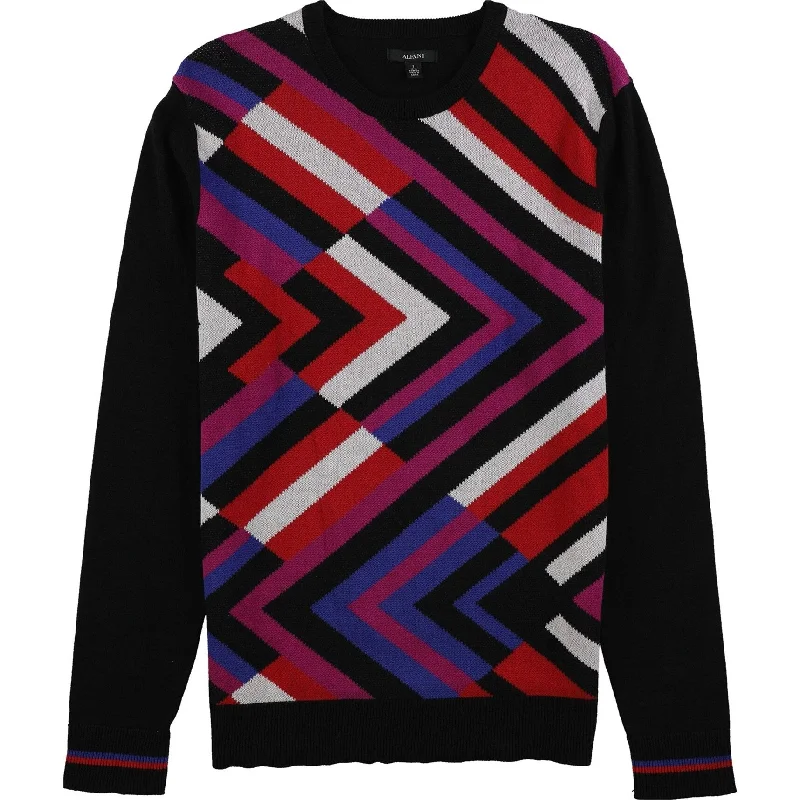 Alfani Mens Zigzag Pullover Sweater