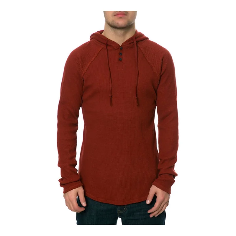 Ambig Mens The Watson Hooded Thermal Sweater