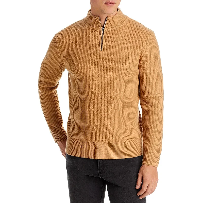 APC Mens Alex Virgin Wool Ribbed Pullover Sweater