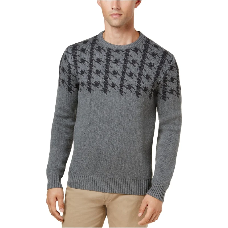 Ben Sherman Mens Houndstooth Knit Sweater