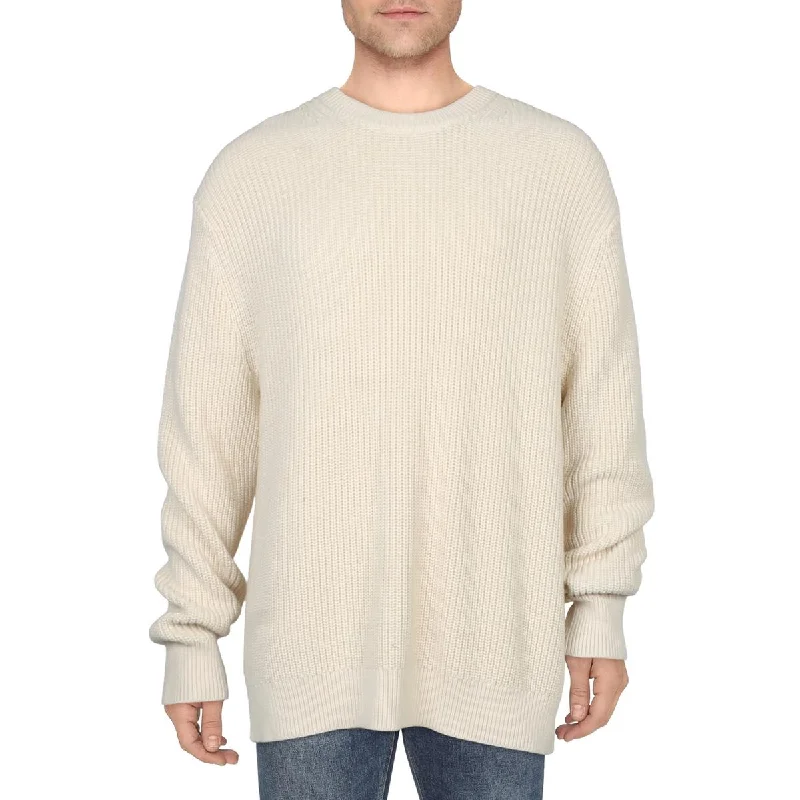 Calvin Klein Mens Cotton Long Sleeve Crewneck Sweater