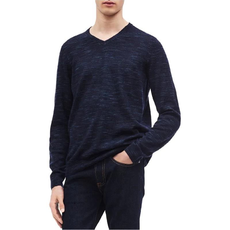 Calvin Klein Mens Space-Dye Pullover Sweater