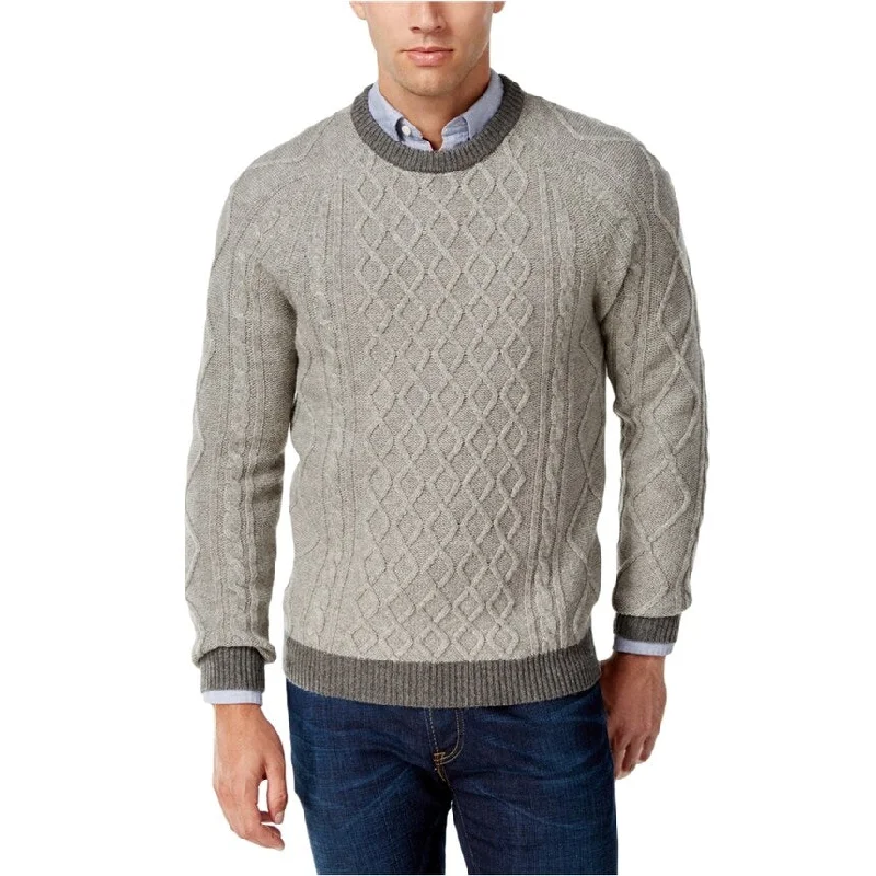 Club Room Mens Cable Knit Pullover Sweater