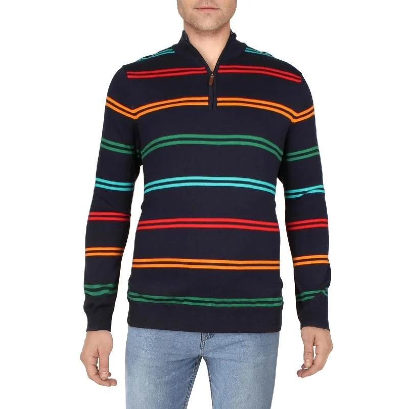 Club Room Mens Striped Knit Pullover Sweater