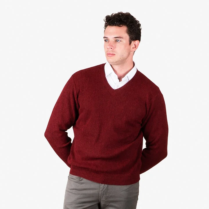 Alta Alpaca V Neck Alpaca Sweater PS266