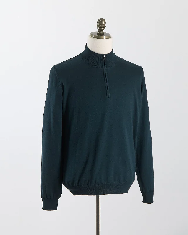 Hunter 12 Gauge Quarter Zip Wool Sweater