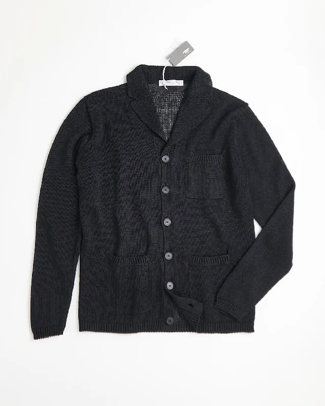 Unwashed Linen Pub Jacket Cardigan Sweater