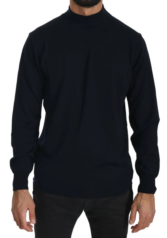 MILA SCHÖN   Crewneck Pullover 100% Wool Men's Sweater