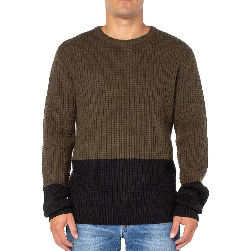 Sanctuary Mens Wool Cashmere Pullover Sweater