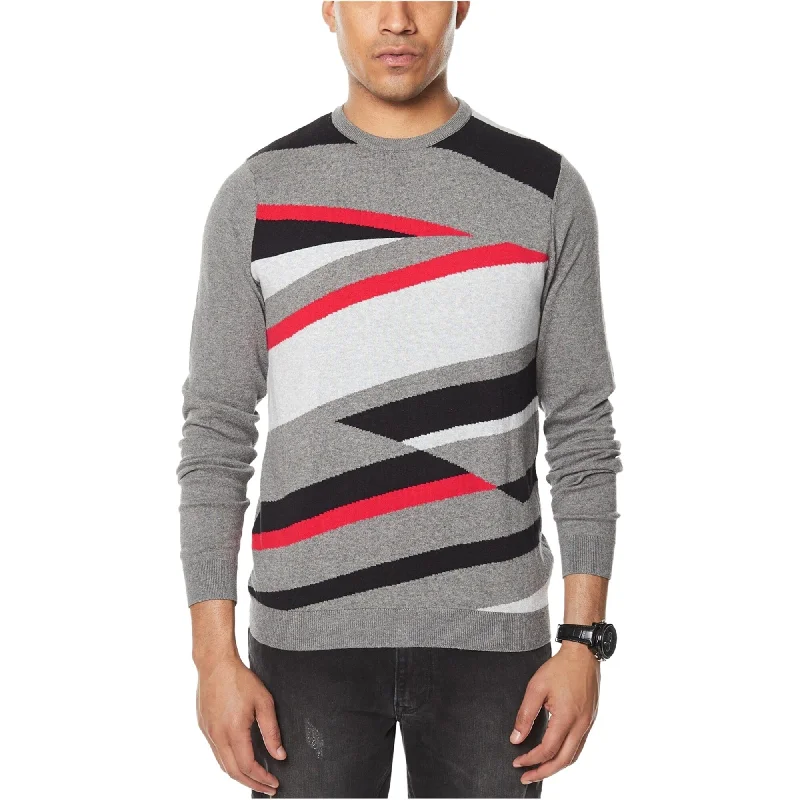 Sean John Mens Intarsia Pullover Sweater