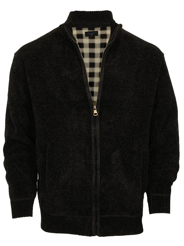 Men's Chenille Cardigan Sweater