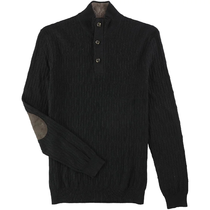 Tasso Elba Mens 3 Button Pullover Sweater