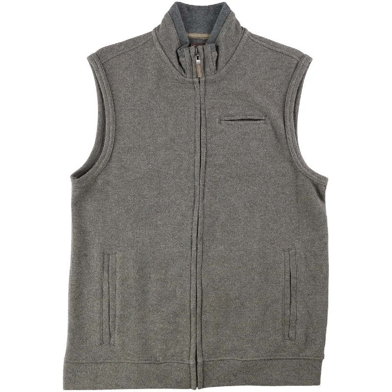 Tasso Elba Mens Full-Zip Pocket Sweater Vest