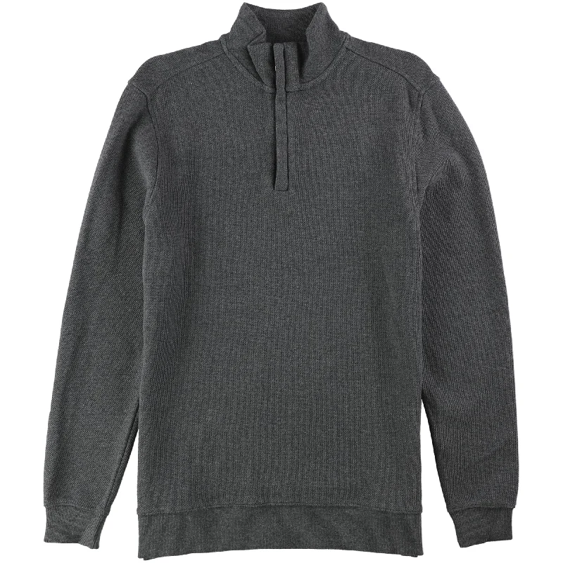 Tasso Elba Mens Quarter-Zip Pullover Sweater