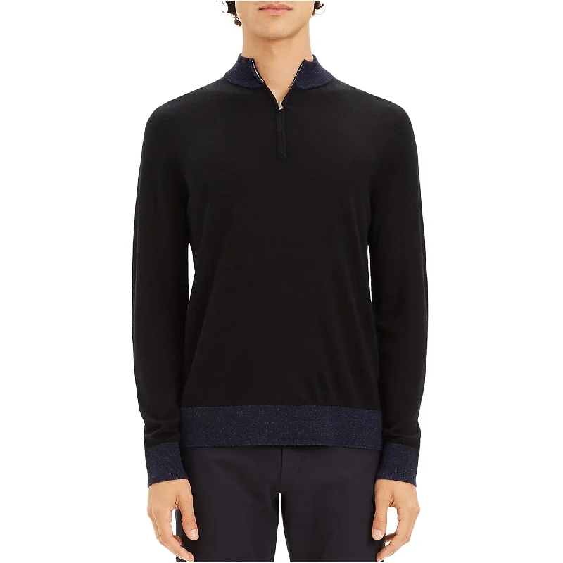 Theory Mens Quarter Zip Pullover Sweater